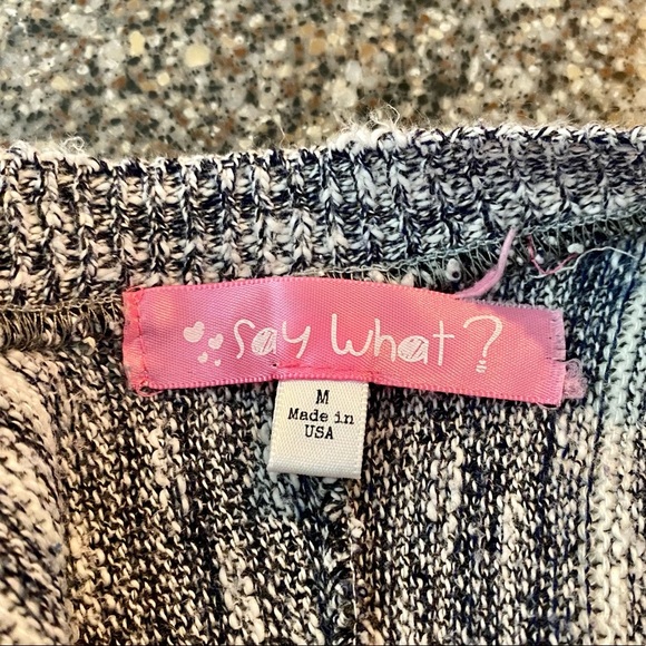 Say What Long Striped Open Front Cardigan - Picture 3 of 4